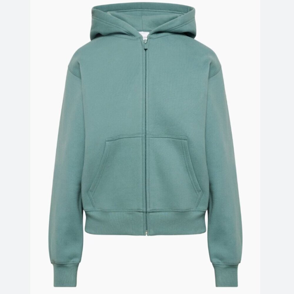 Aritzia Sage Green Full-Zip Hoodie